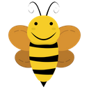 پیش‌نمایش فایل bee-337 از پک زنبور کارتونی