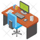 پیش‌نمایش فایل employee-desk-22 از پک محیط کار اداری
