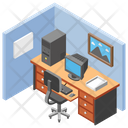 پیش‌نمایش فایل media-room از پک محیط کار اداری