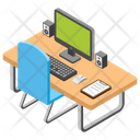 پیش‌نمایش فایل computer-desk-70 از پک محیط کار اداری