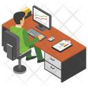 پیش‌نمایش فایل employee-desk-24 از پک محیط کار اداری
