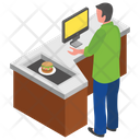 پیش‌نمایش فایل burger-shop-1 از پک مبلمان فودکورت، یخچال‌ها، پیشخوان‌ها با افراد