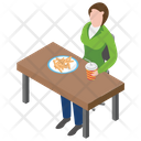 پیش‌نمایش فایل fast-food-restaurant از پک مبلمان فودکورت، یخچال‌ها، پیشخوان‌ها با افراد