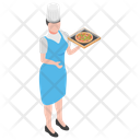 پیش‌نمایش فایل pizza-serving از پک مبلمان فودکورت، یخچال‌ها، پیشخوان‌ها با افراد