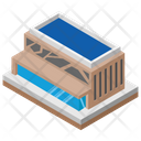 پیش‌نمایش فایل plaza-building از پک عناصر طراحی زندگی شهری و نمای شهر