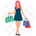 پیش‌نمایش فایل female-shopper از پک افراد در حال خرید