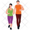 پیش‌نمایش فایل couple-jogging از پک افراد در پارک در حال تفریح