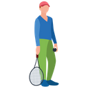 پیش‌نمایش فایل racket-playing از پک افراد در پارک در حال تفریح