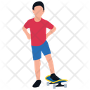 پیش‌نمایش فایل skateboarder-5 از پک افراد در پارک در حال تفریح