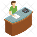 پیش‌نمایش فایل receptionist-desk-1 از پک هتل