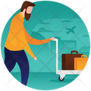پیش‌نمایش فایل luggage-trolley-30 از پک سفر و تعطیلات