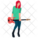 پیش‌نمایش فایل female-playing-guitar-1 از پک خوانندگان و نوازندگان زن و مرد
