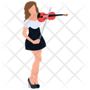پیش‌نمایش فایل female-playing-violin-1 از پک خوانندگان و نوازندگان زن و مرد