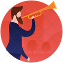 پیش‌نمایش فایل man-playing-bugle-2 از پک موسیقی، سینما، چندرسانه‌ای