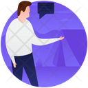 پیش‌نمایش فایل man-speaking-1 از پک کمپینگ