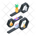 پیش‌نمایش فایل easy-to-edit-isometric-icon-of-decorative-shelves-10965392 از پک مبلمان اداری و خانگی