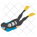 پیش‌نمایش فایل sea-diver-1417319 از پک تجهیزات غواصی و اسنورکلینگ زیر آب