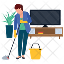 پیش‌نمایش فایل mopping-girl-1418973 از پک صحنه خانوادگی