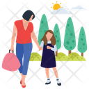 پیش‌نمایش فایل morning-walk-1418989 از پک صحنه خانوادگی
