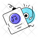 پیش‌نمایش فایل vinyl-music-11085891 از پک تولد