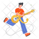 پیش‌نمایش فایل guitarist-11356848 از پک گروه راک