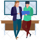 پیش‌نمایش فایل staff-member-talking-1446166 از پک جلسات کاری