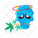 پیش‌نمایش فایل stoner-skull-11467227 از پک علف هرز (ماریجوانا)