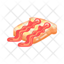 پیش‌نمایش فایل bacon-toast-11444972 از پک استیکرهای ساندویچ مسطح (سبک Flat)