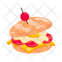 پیش‌نمایش فایل breakfast-burger-11444977 از پک استیکرهای ساندویچ مسطح (سبک Flat)