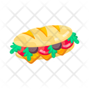 پیش‌نمایش فایل hoagie-11444973 از پک استیکرهای ساندویچ مسطح (سبک Flat)