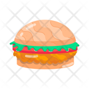 پیش‌نمایش فایل patty-burger-11444968 از پک استیکرهای ساندویچ مسطح (سبک Flat)