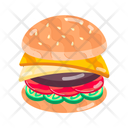 پیش‌نمایش فایل patty-burger-11444988 از پک استیکرهای ساندویچ مسطح (سبک Flat)