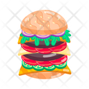 پیش‌نمایش فایل patty-burger-11444990 از پک استیکرهای ساندویچ مسطح (سبک Flat)