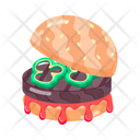 پیش‌نمایش فایل patty-burger-11444992 از پک استیکرهای ساندویچ مسطح (سبک Flat)