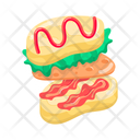 پیش‌نمایش فایل patty-burger-11444998 از پک استیکرهای ساندویچ مسطح (سبک Flat)