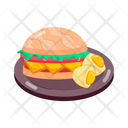 پیش‌نمایش فایل patty-burger-11445002 از پک استیکرهای ساندویچ مسطح (سبک Flat)