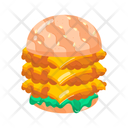 پیش‌نمایش فایل patty-burger-11445019 از پک استیکرهای ساندویچ مسطح (سبک Flat)