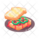 پیش‌نمایش فایل pizza-toast-11444978 از پک استیکرهای ساندویچ مسطح (سبک Flat)