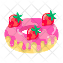 پیش‌نمایش فایل strawberry-donut-11514801 از پک توت‌فرنگی