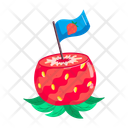 پیش‌نمایش فایل strawberry-flag-11514868 از پک توت‌فرنگی