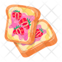 پیش‌نمایش فایل strawberry-toast-11514810 از پک توت‌فرنگی