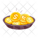 پیش‌نمایش فایل money-plate-11499605 از پک سکه طلا