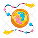 پیش‌نمایش فایل footprint-bracelet-11760509 از پک راکشا باندان (جشن خواهر و برادر)