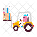پیش‌نمایش فایل forklift-truck-11946834 از پک استیکرهای خدمات پستی