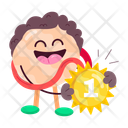 پیش‌نمایش فایل happy-winner-11947459 از پک استیکرهای دستاوردها