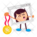 پیش‌نمایش فایل medal-winner-11947422 از پک استیکرهای دستاوردها