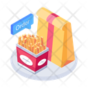 پیش‌نمایش فایل fries-box-11967501 از پک تحویل غذا