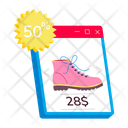 پیش‌نمایش فایل shoe-discount-12021832 از پک استیکرهای خرید آنلاین