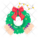 پیش‌نمایش فایل christmas-wreath-12033776 از پک استیکرهای زمستانی