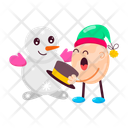 پیش‌نمایش فایل making-snowman-12033802 از پک استیکرهای زمستانی